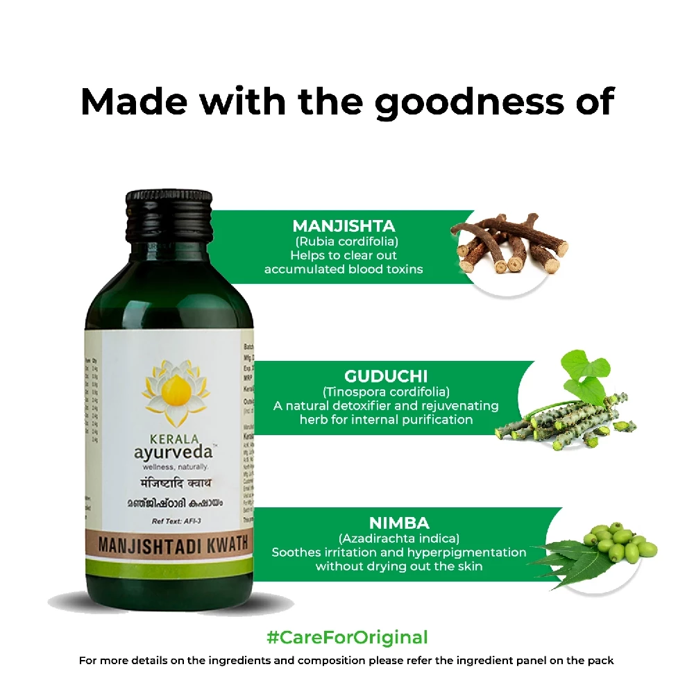 Kerala Ayurveda Manjishtadi kwath, 200 ml-2.webp